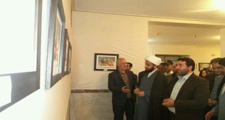  افتتاح نمایشگاه نقاشی و خوشنویسی در اسلام‌آبادغرب