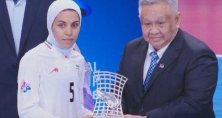 سارا شیر بیگی خانم گل مسابقات فوتسال قهرمانی آسیا شد.