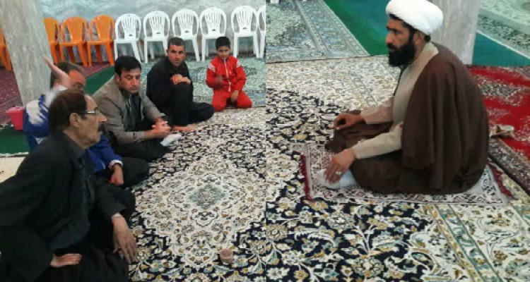 حضور جهادی روحانیون مبلغ در روستاهای و مناطق محروم اسلام آباد غرب