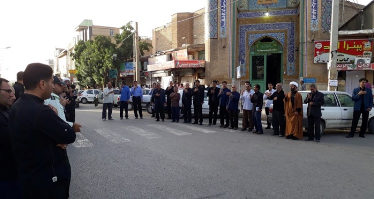 مراسم عزاداری شهادت امیر المومنین علی (ع) دراسلام آبادغرب برگزار شد+تصاویر