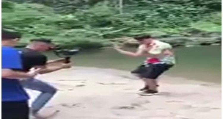 مرگ دردناک یک مرد حین ضبط موزیک ویدئو + فیلم 