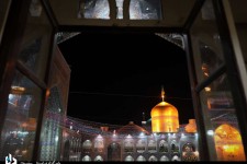 گلباران و چراغانی حرم مطهر رضوی (ع)/تصاویر