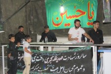 مراسم عزاداری شب سوم محرم در اسلام آبادغرب