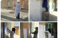 فعالیت های گروه جهادی شهید حمزه جهانبیگی دانشگاه پیام نور اسلام آبادغرب در روستای داربید منصوری+تصاویر