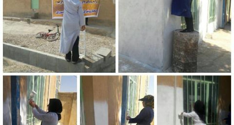 فعالیت های گروه جهادی شهید حمزه جهانبیگی دانشگاه پیام نور اسلام آبادغرب در روستای داربید منصوری+تصاویر