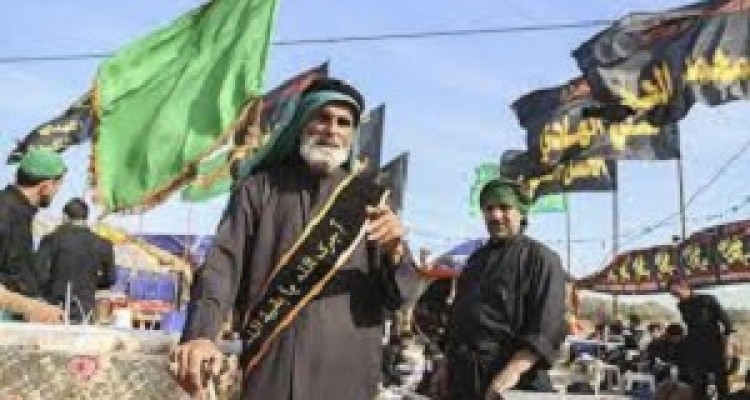 استقبال عراقی ها از زوار ایرانی اربعین + فیلم 