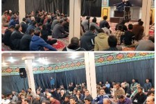 برگزاری مراسم بدرقه زوار اربعین در شهرستان اسلام آبادغرب+تصاویر