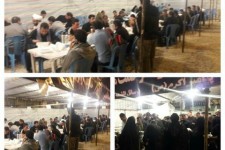 تصاویری از پذیرایی زوار اربعین حسینی در موکب خادمان راه بهشت بخش حمیل 