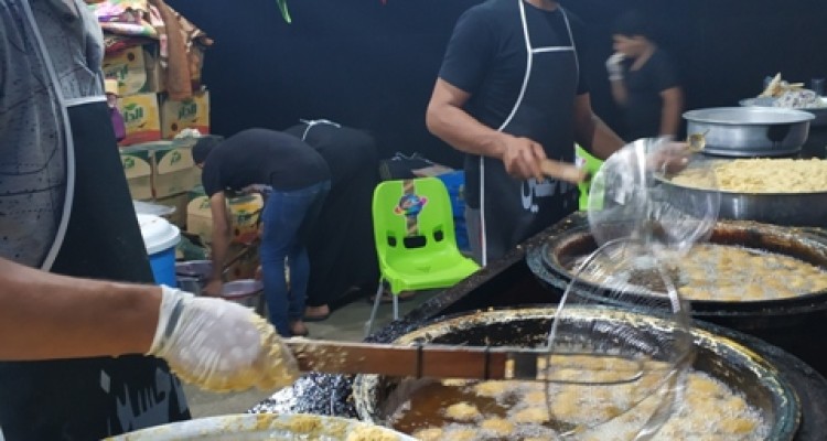 تصاویری از خدمت رسانی موکب های عراقی به زوار ایرانی اربعین حسینی 