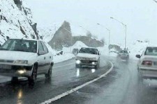 بارندگی در محورهای چندین استان/ ترافیک سنگین و نیمه‌سنگین در ورودی‌های پایتخت