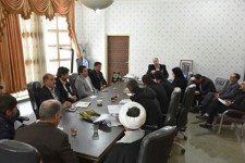 جلسه بررسی مشكلات مسكن مهر طلاب اسلام آبادغرب