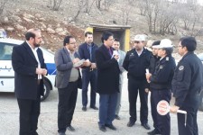 بررسی رفع نقاط حادثه خیز جاده های شهرستان اسلام آبادغرب+تصاویر