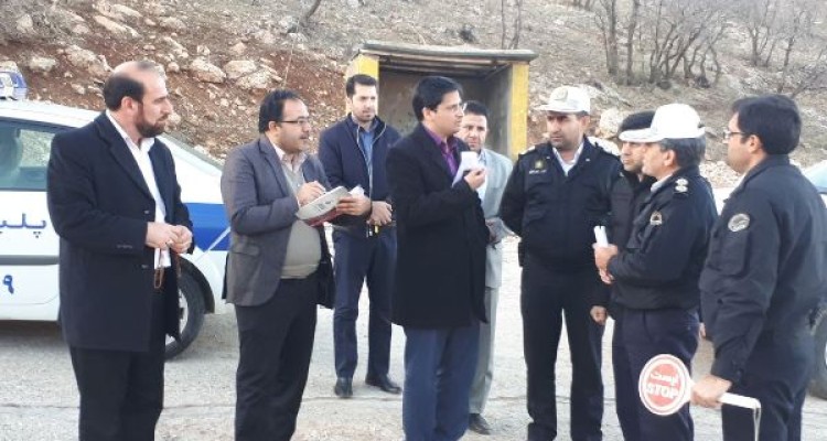 بررسی رفع نقاط حادثه خیز جاده های شهرستان اسلام آبادغرب+تصاویر