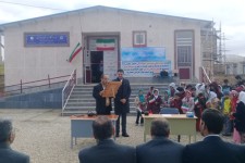 افتتاح مدرسه سه کلاسه در روستای میرعزیزی اسلام آبادغرب+تصاویر