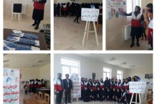 برپایی نمایشگاه پیشگیری از آسیبهای اجتماعی در روستای شیان اسلام آبادغرب