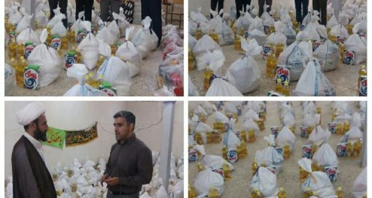 توزیع «بسته‌های غذایی» 300 هزار تومانی ویژه رمضان در بین مددجویان بخش حمیل/منتظر کمک های بیشتر نیکوکاران هستیم