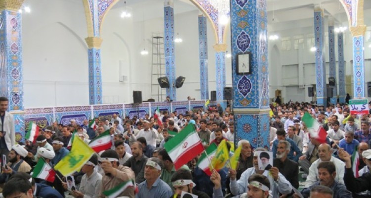 اجتماع بزرگ انقلابیون شهر شهیدان مرصاد+تصاویر