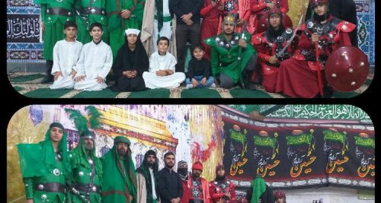 گزارشی از یک هیأت عزاداری متفاوت در شهرستان اسلام آبادغرب+تصاویر