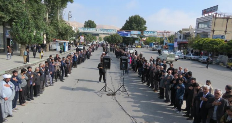 مراسم سوگواری و عزاداری به مناسبت شهادت امام رضا (ع) در اسلام آبادغرب