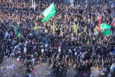 خروش شهر شهیدان مرصاد در اجتماع عظیم سلیمانی های اسلام آبادغرب+تصاویر