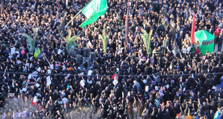 خروش شهر شهیدان مرصاد در اجتماع عظیم سلیمانی های اسلام آبادغرب+تصاویر