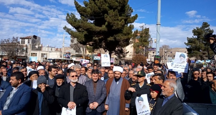 راهپیمایی دفاع از آرمان‌های انقلاب، ولایت فقیه و شهدا در اسلام آبادغرب+تصاویر