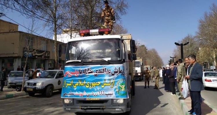 رزمایش پدافندی مقابله با ویروس کرونا تیپ 181 ارتش در اسلام آبادغرب+تصاویر