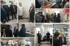 بازدید میدانی رییس ستاد مدیریت کرونای اسلام آبادغرب از مراکز جامع خدمات سلامت روستایی شهرستان