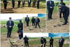 کلنگ زنی کارگاه تولید و تعمیر ادوات و ماشین آلات کشاورزی در بخش حمیل شهرستان اسلام آبادغرب