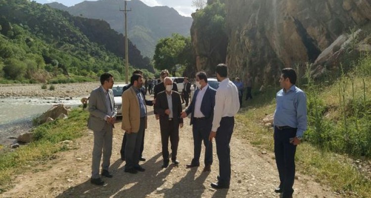 بررسی مشکلات روستاهای مسیر حمیل به ایلام توسط مسئولان استان کرمانشاه و اسلام آبادغرب