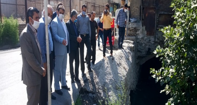 بازدید از طرح ساماندهی " نهر ارمنی" اسلام آبادغرب+تصاویر