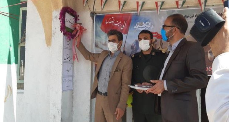 به صدا در آمدن زنگ مقاومت در در مدارس حمیل به مناسبت هفته دفاع مقدس+تصاویر