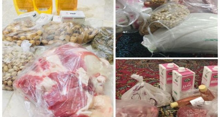 اهدای بسته های کمک معیشتی به بیماران پروانه ای در شهرستان اسلام آباد غرب