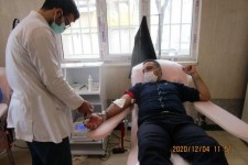 گزارش تصویری/ استقبال خوب مردم از اهدای خون در اسلام آبادغرب