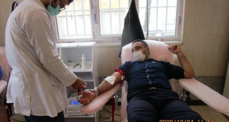 گزارش تصویری/ استقبال خوب مردم از اهدای خون در اسلام آبادغرب