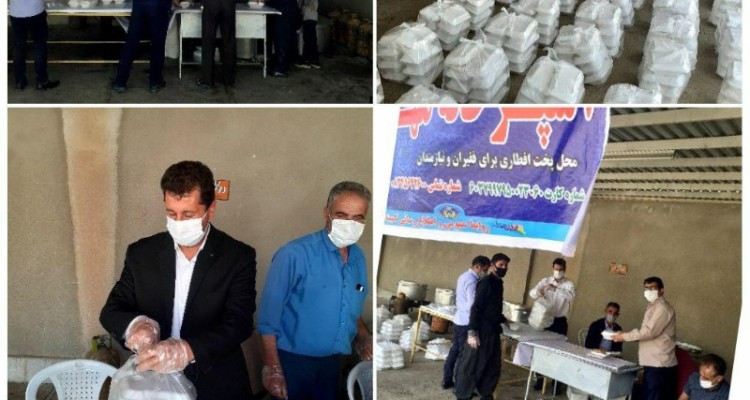 توزیع بیش از 2000 پرس غذای گرم در بین مددجویان روستاهای دهستان منصوری