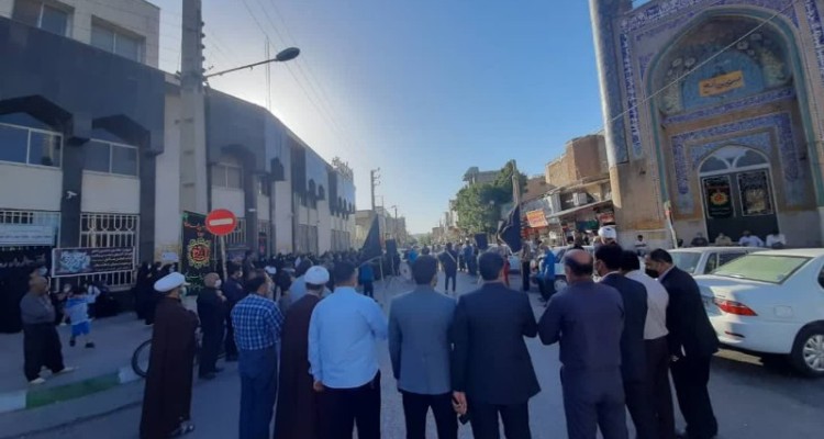 مراسم شهادت امام جعفر صادق(ع) در اسلام آبادغرب+فیلم و عکس