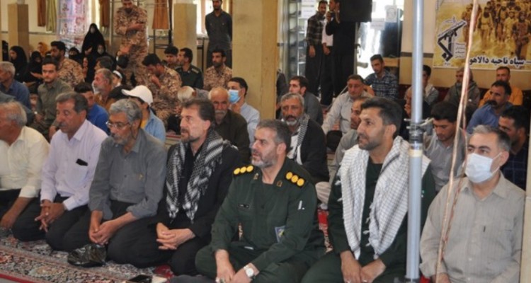 مراسم یادواره شهدای قورچی باشی در گهواره برگزار شد+ تصاویر