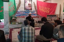 روضه سید الشهدا در حسینیه شهیدان باقری اسلام آبادغرب برگزار شد