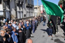 مراسم عزاداری اربعین حسینی در اسلام آبادغرب+فیلم و عکس