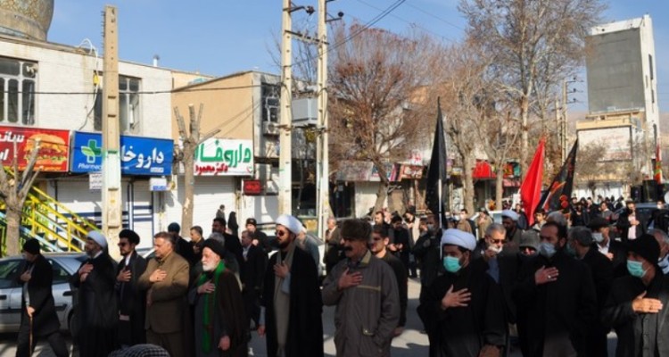 مراسم عزاداری سالروز شهادت حضرت زهرا(س) در اسلام آبادغرب برگزار شد+تصاویر