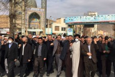 راهپیمایی مردم اسلام آبادغرب در محکومیت اهانت به مرجعیت