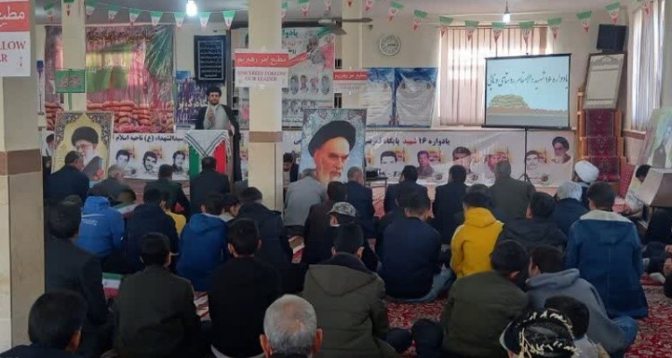 برگزاری یادواره ۱۶ شهید روستای ونایی اسلام‌آبادغرب+عکس