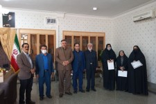 تجلیل از فرزندان شاهد شاغل در فرمانداری اسلام‌آبادغرب+تصاویر