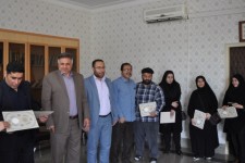 تقدیر از خبرنگاران سیزدهمین جشنواره ملی تئاتر مرصاد در اسلام‌آبادغرب+تصاویر