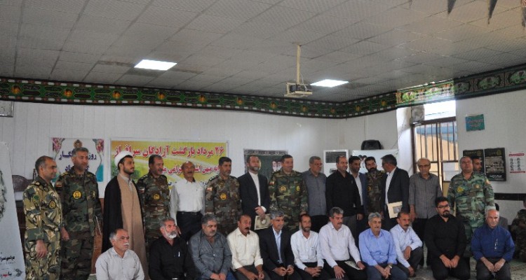 تجلیل از آزادگان شهرستان‌های اسلام‌آبادغرب و دالاهو در تیپ 181 ارتش +تصاویر