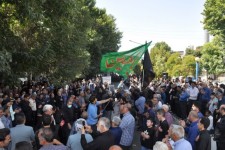 عزاداری جاماندگان اربعین در اسلام‌آبادغرب