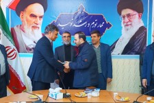 آیین تکریم و معارفه مسئول واحد حراست آموزش و پرورش اسلام آبادغرب