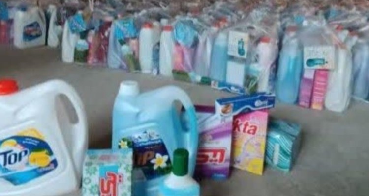 توزیع ۲۶۳ بسته بهداشتی بین مددجویان کمیته امداد اسلام آباد غرب