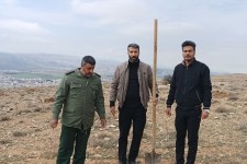 طرح کاشت بیش از ۸ هزار نهال به یاد سردار دل ها در شهرستان اسلام آباد غرب